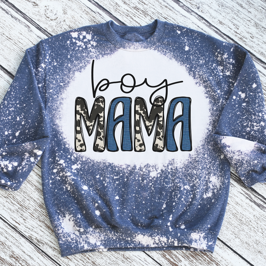 Boy Mama Bleached Crewneck