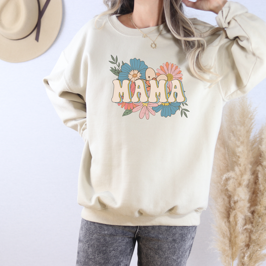 Floral mama Crewneck