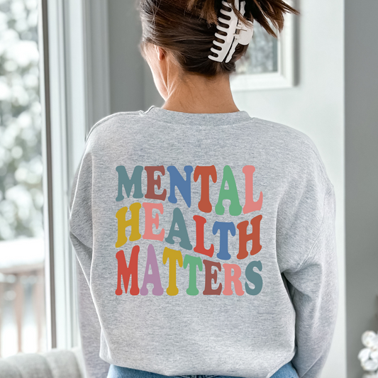 Wavy Mental Health Matters Crewneck