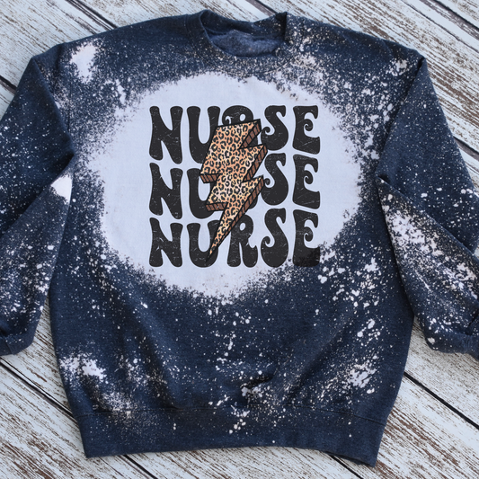 Leopard Nurse Bleached Shirt