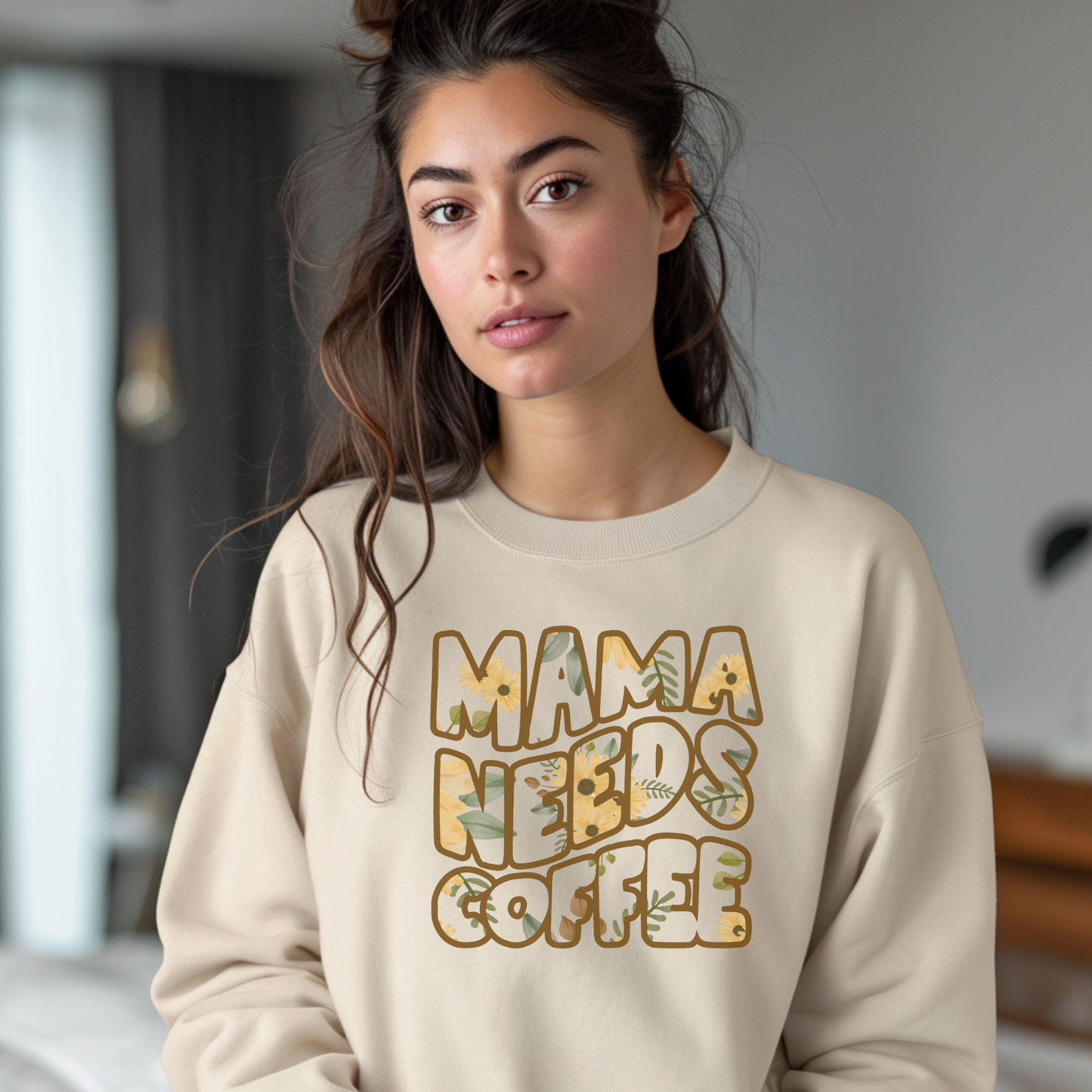 Mama Needs Coffee Crewneck