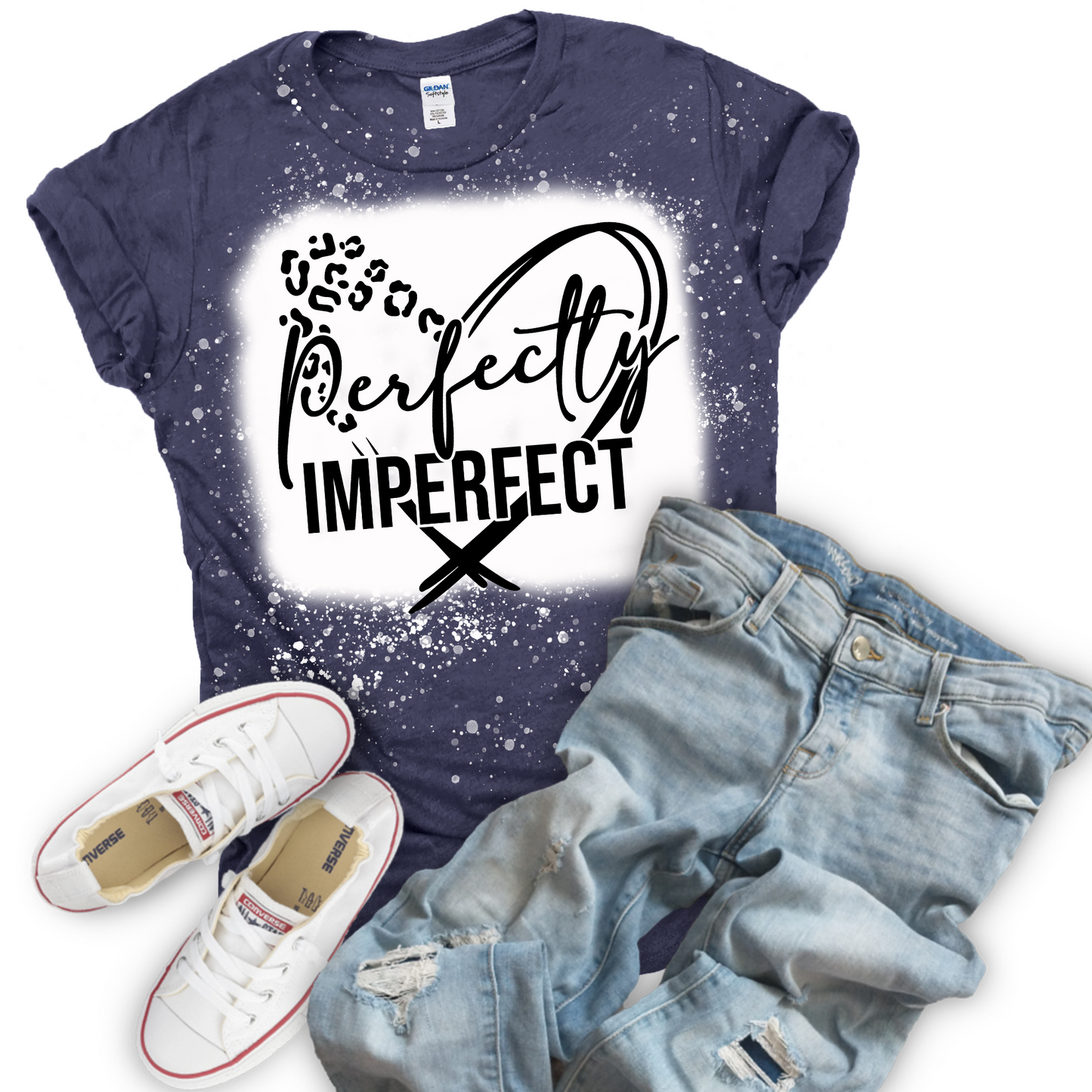 Perfectly Imperfect Bleached Tee