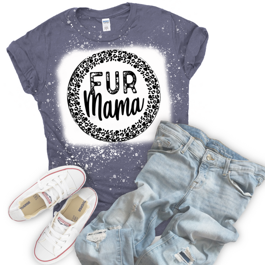 Fur Mama Bleached Tee