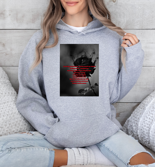 KATHLEEN LACIE | SHATTERED HEART QUOTE HOODIE