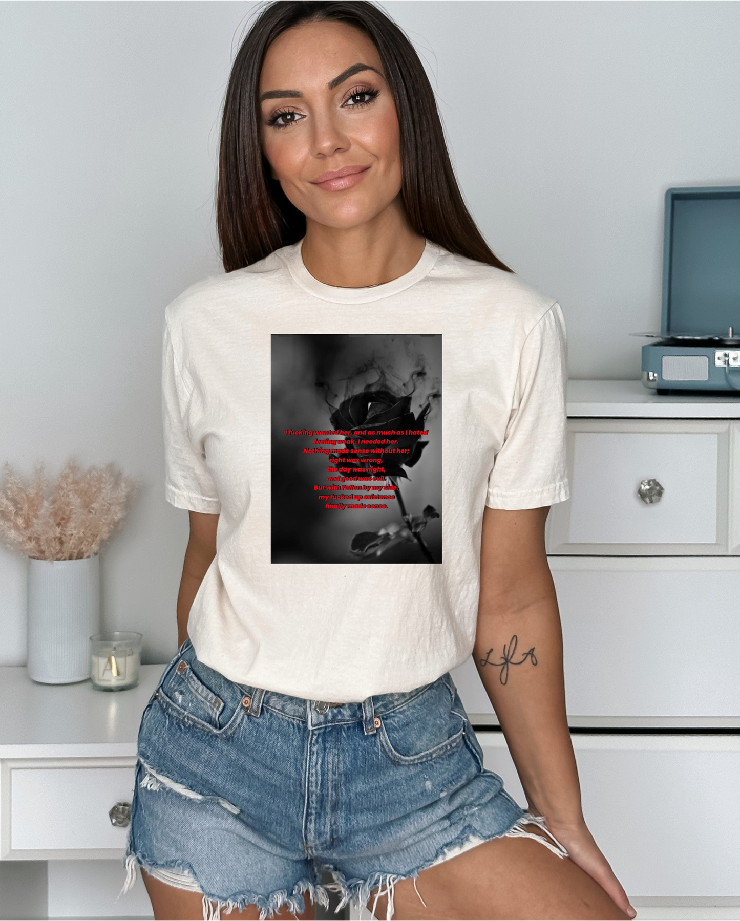 KATHLEEN LACIE | SHATTERED HEART QUOTE TEE